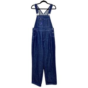 Vintage Crest Jeans Y2K Denim Overalls Womens Size L Utility Streetwear‎ Grunge